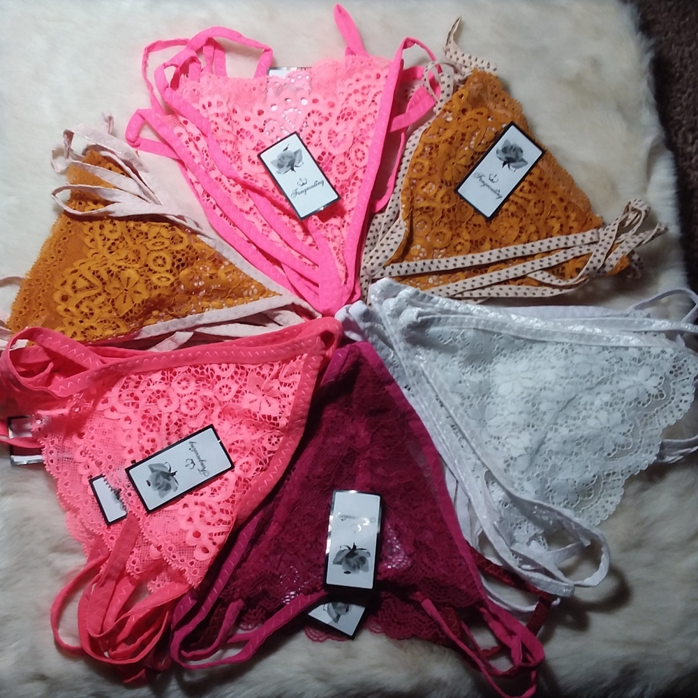 30 pairs multi colored Women's gstring underwear